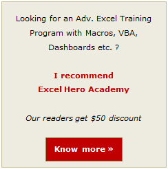 Excel Hero Academy – Recommended Online Excel Training Program