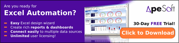 Are you ready for Excel Automation? - Get Free Trial of ApeSoft