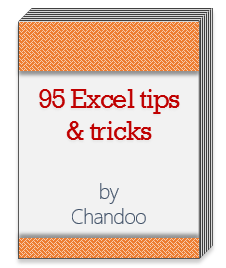 Free Excel tips book - joining bonus - Chandoo.org newsletter