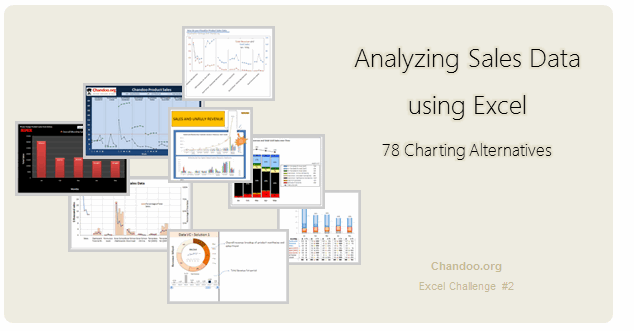 Sales Analysis Charts in Excel – 78 Alternatives