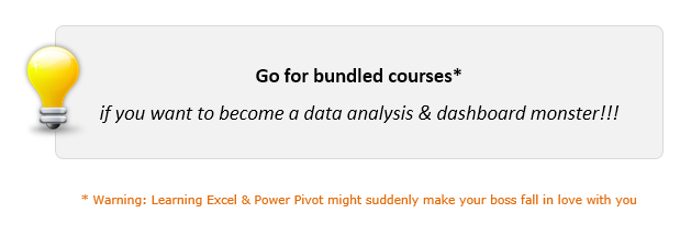 Tip - Bundle courses to save money & become data analysis + dashboard pro